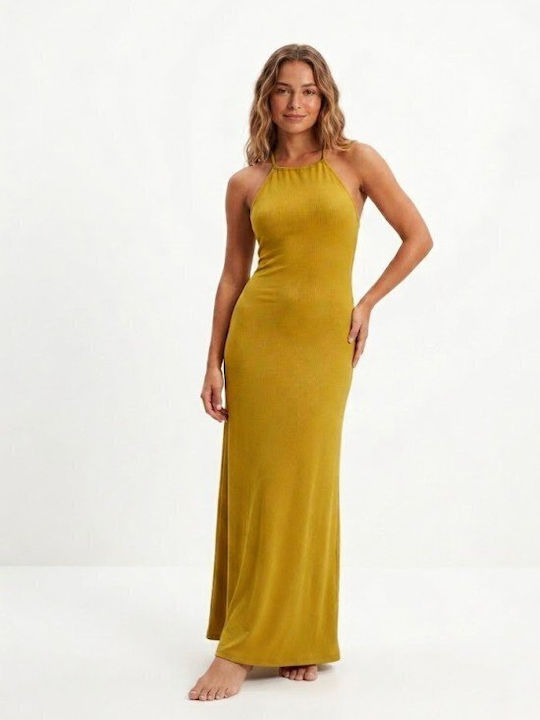 Soccus Mustard Beach Caftan