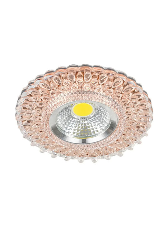 LED Natural White Spot With 15 Lights In Copper Colour