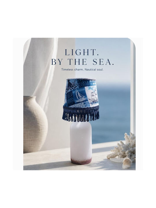 Oxygen Ocean Γυάλινο Πορτατίφ για Ντουί E27