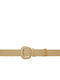 Celestino Women's Belt Elastic Weave Beige