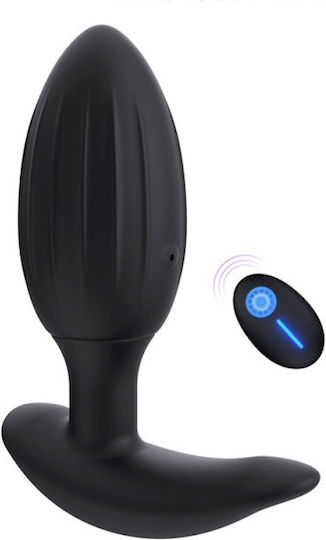 Ophelia's Dream Plug Anal Cu Funcție Wireless Și Vibrație Negru 11.1cm