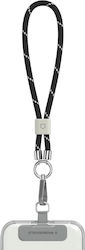 Rhinoshield Adjustable Braided Smartphone Lanyard Secure Attachment Black