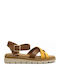 Women's Flat Sandals Yellow