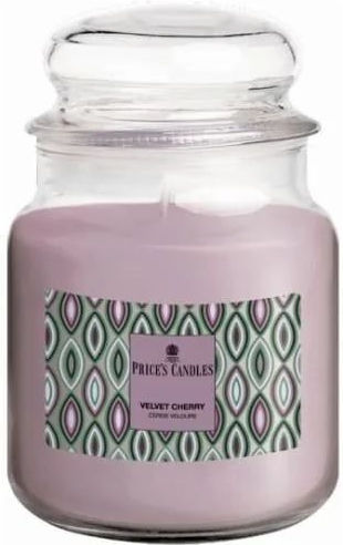 Ароматична Свещ Средна 375гр Price's Candles Velvet Череша