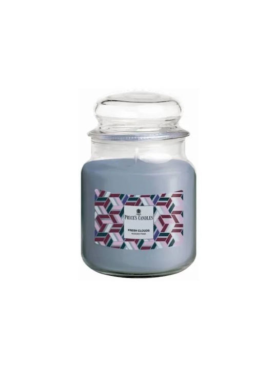 Aromatic Medium Candle 375gr Price's Candles Fresh Clouds