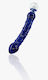 Passion Labs Glass Blue Dildo