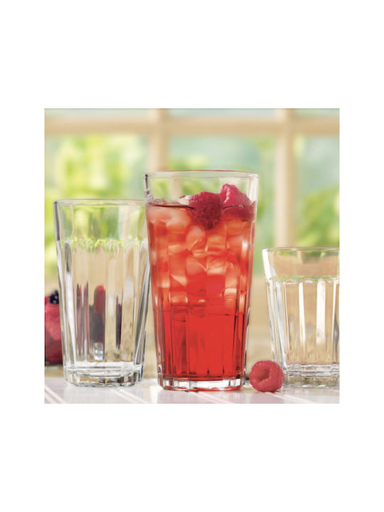 ONIS Paneled Set Cocktail/Drinking Water Glasses Made Of Glass 470ml 12 Pieces