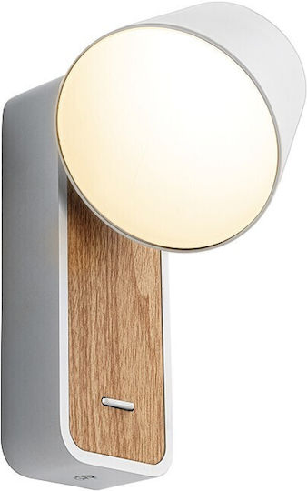 VK Lighting LED Топло Бяло Спот В Бял Цвят