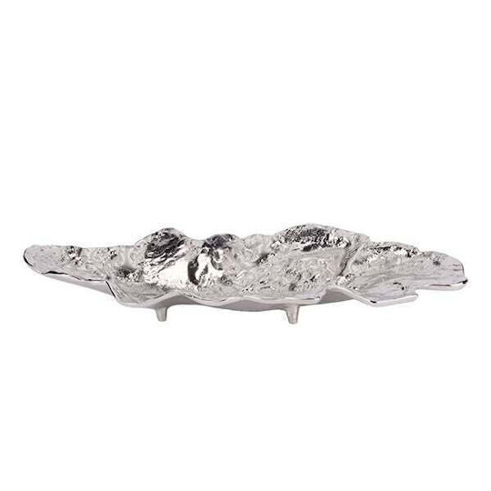 Decorative Metal Silver Bowl 51x19.5x7cm