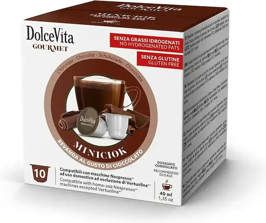 Dolce Vita Chocolate Capsules Dolce Vita Compatible with Nespresso Machine 50caps