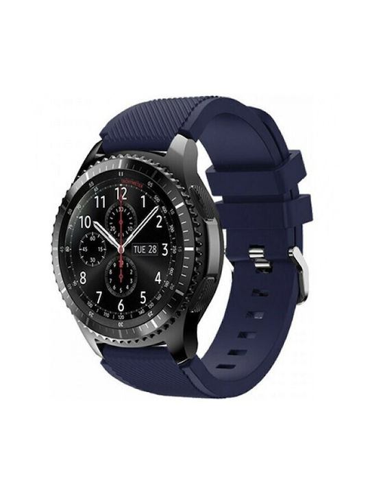 Strap Silicone Twill Texture Xiaomi Watch 5 47mm Dark Blue
