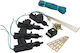 12v Car Central Locking Motor Kit 4 Actuators Control Unit Installation Accessories