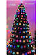 Christmas Tree Decorated 210cm with LED Lighting
