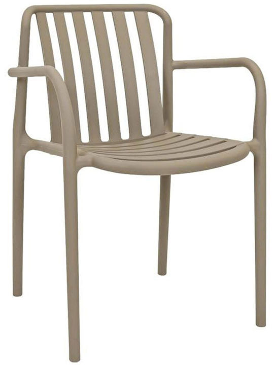 Outdoor Chair Polypropylene Sophia Khaki 57x58x...