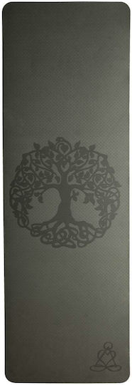 Exercise Mat Yoga Green with Carry Strap (182x61cm)