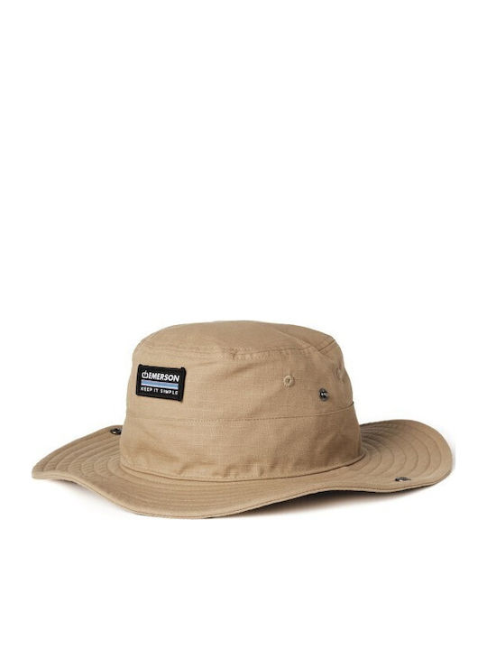 Emerson Fabric Men's Hat Safari Style Beige