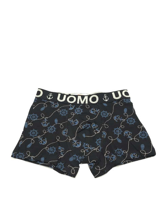 Topaki Cotton Kids Black Boxer