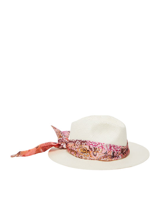 Liu Jo Women's Wicker Panama Hat Beige