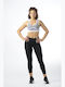 Training Damen Lang Leggings Schwarz