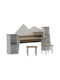 Dualto Kids Desk Made of Melamine White 180x30x93.6cm