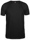 Tricou de Corp Bărbătesc cu Mâneca Scurtă Negru