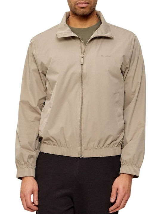 Calvin Klein Nylon Jacket Windproof Khaki