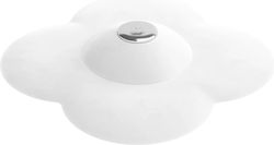 Τάπα Σιφωνιού Bloom 1024151-660 7,5cm White Umbra Σιλικόνη