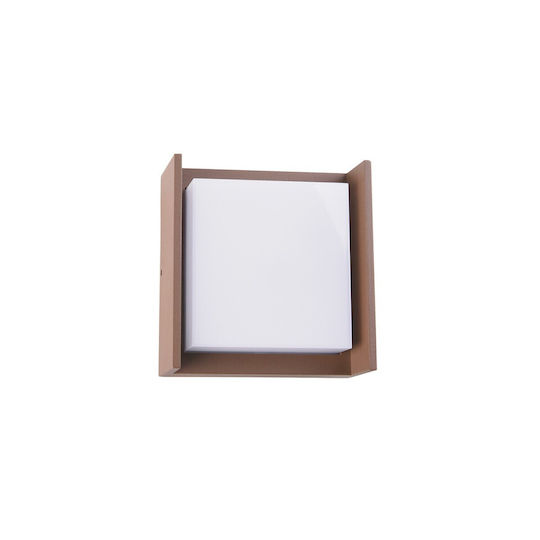 VK Lighting VK Lighting Wandmontierte Außenbeleuchtung LED IP65 9W mit Warmweißem Licht 8.5x9x10cm