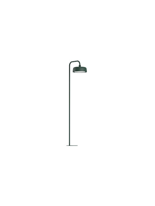 VK Lighting Outdoor LED Floor Lamp for Exterior Spaces 8W with Warm White Light IP65 Green