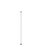 VK Lighting Outdoor LED Floor Lamp for Exterior 1W with Warm White Light IP65 Brown