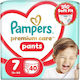 Pampers Πάνες Βρακάκι Premium Pants No. 7 για 15+kg 40τμχ