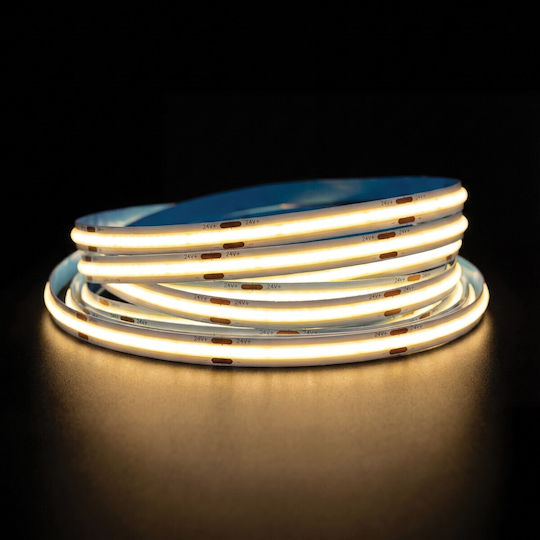 VK Lighting Smart Bandă LED Wi-Fi 24V Lumină Alb Cald 5m Tip COB