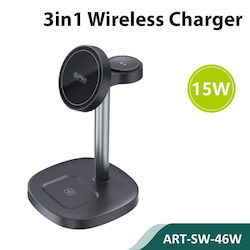 SiiPro SW-46B Magsafe 15W Handyladegerät