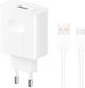 Honor Handyladegerät mit USB-A Ausgangsanschluss und Kabel USB-C 80W SuperCharge Weiß