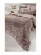 Guy Laroche Safari Σετ Σεντόνια Ημίδιπλα 180x265εκ. Choco (3τμχ)
