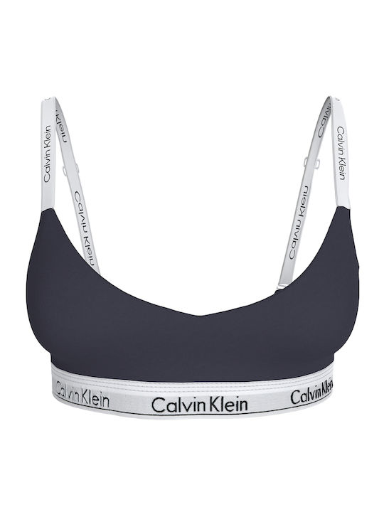 Calvin Klein Bralette Дамско Мустакі Черно с По...