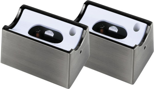VK Lighting Extension Lamp Socket for S14s Silver Set 2 Pieces 22101-015639