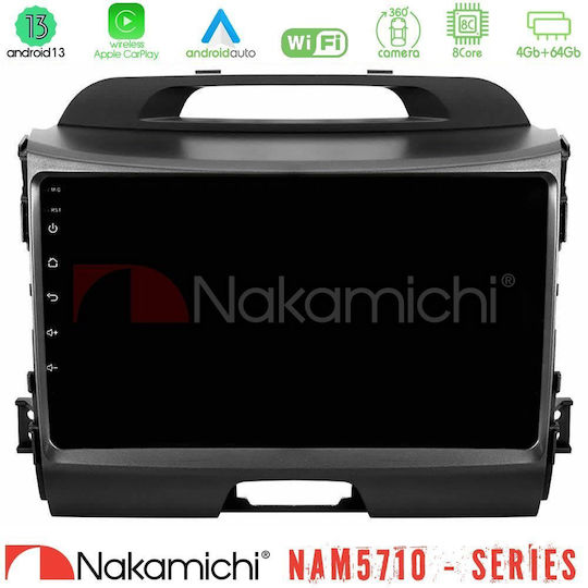 Nakamichi Автомобилна Аудио Система за Kia Sportage Audi A5 2012 2015 (Bluetooth/USB/WiFi/GPS/Apple CarPlay/Android Auto) с Touch Screen 9"