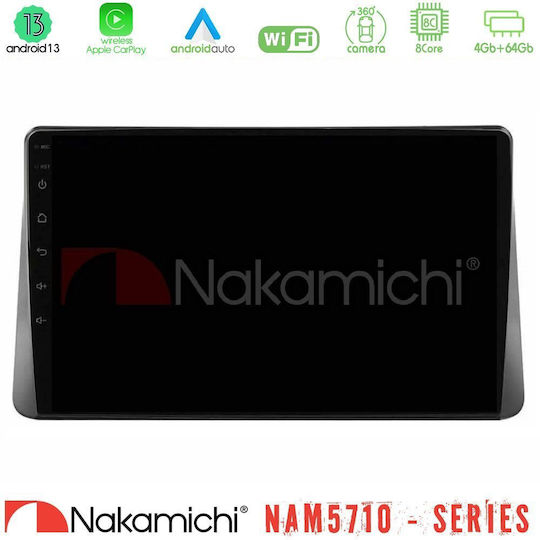 Nakamichi Car Audio System for Audi A5 Ford Focus 2019 Bluetooth USB WiFi GPS Apple CarPlay Android Auto with 9" Touch Screen