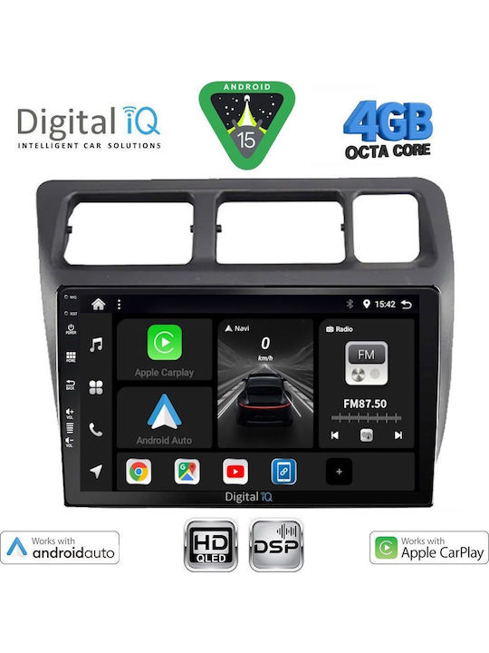 Digital IQ Car Audio System for Toyota Corolla 1992-1997 Bluetooth USB WiFi GPS Apple CarPlay Android Auto with 9" Touch Screen