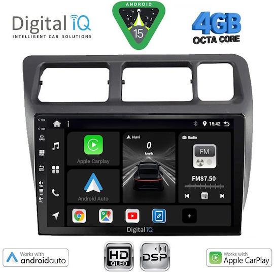 Digital IQ Ηχοσύστημα Αυτοκινήτου για Toyota Corolla 1992-1997 (Bluetooth/USB/WiFi/GPS/Apple-Carplay/Android-Auto) με Οθόνη Αφής 9"