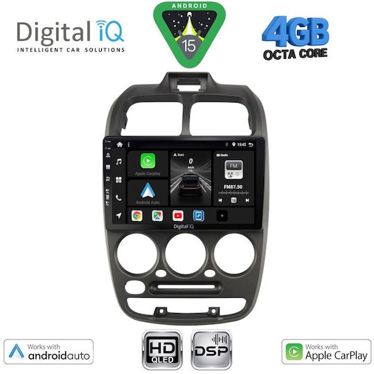 Digital IQ Car Audio System for Hyundai Accent 1999-2004 (Bluetooth/USB/WiFi/GPS/Apple CarPlay/Android Auto) with 9" Touch Screen