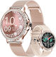 Veltori VT320-1 Smartwatch mit Herzfrequenzsensoren Rose Gold