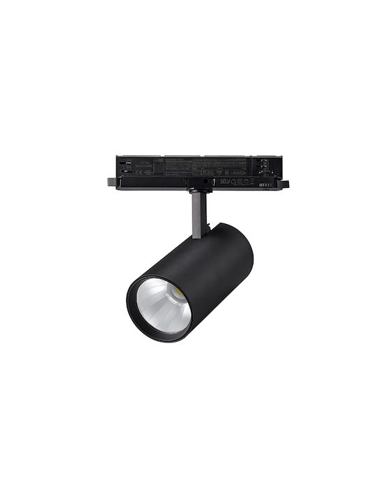 VK Lighting LED Φυσικό Λευκό Σποτ σε Μαύρο Χρώμα