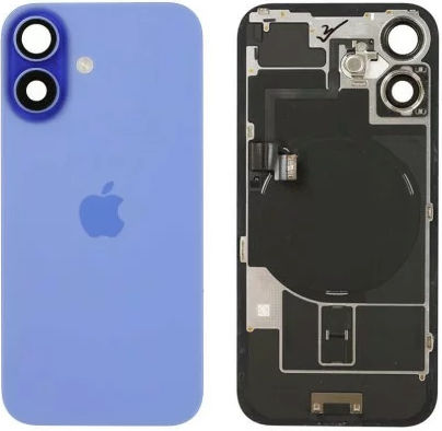 Genuine Back Glass Nfc Flex Flash Iphone 16 Ultramarine