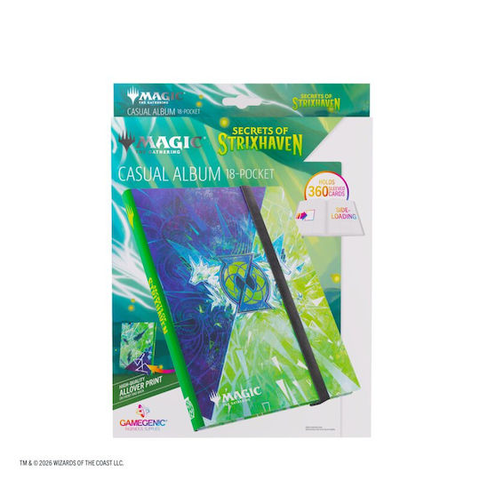 Gamegenic Casual Magic the Gathering Binder Standard Size Μαύρο