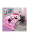 Disney Κουβέρτα Βελουτέ Minnie Ροζ 220x160εκ.
