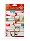 Christmas Gift Stickers 40 Pcs 15.2 X 21.6 Cm Self-adhesive Labels