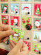 Set De Autocolante Calendar Advent 1-24 5x5 Cm Decorațiune De Crăciun Autocolantă