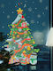 Christmas Tree Sticker 62 X 70 Cm Wall Door Window Adhesive Festive Pvc Decor